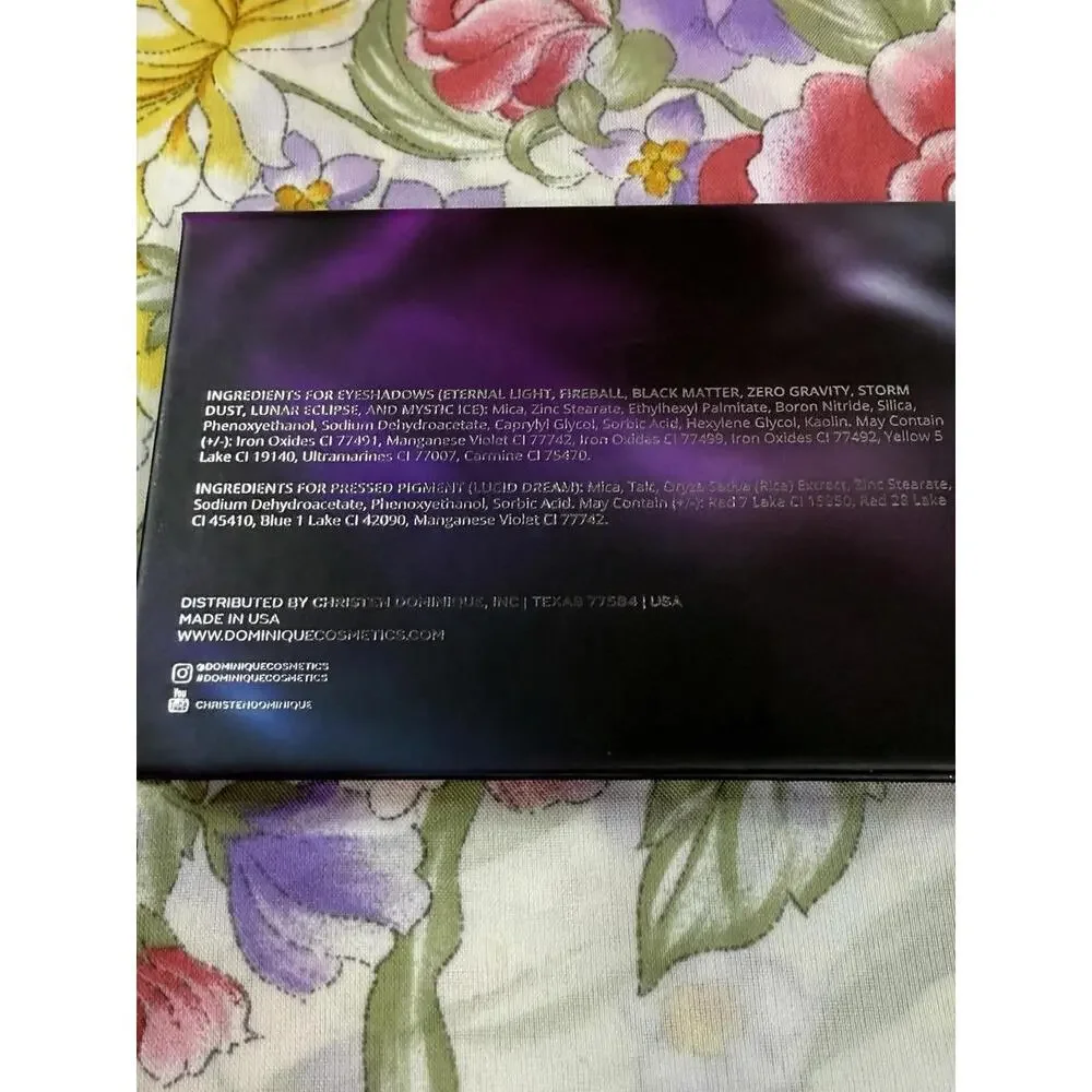 CELESTIAL THUNDER dominique cosmetics Eyeshadow Palette NEW
